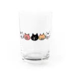 Peco Peco Boo&Carotte cocon❋のにゃんぶ〜！？ Water Glass :front