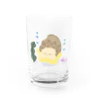 ねむり屋公式グッズのNemuriya ポポグラス（CLR） Water Glass :front