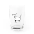 Caviar no togeのReally cat？ Water Glass :front