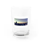 ぽぽこ🐰SHOPの遅めの夕暮れ Water Glass :front