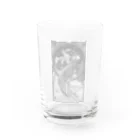 笠間臨戦態勢の1011001010101110110001100001011010000110 Water Glass :front