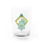 akoca.(アコカ)のトリケラトプスのとりきち-クレーン- Water Glass :front