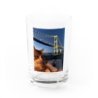 たびねこ蜜柑のたびねこ蜜柑・白鳥大橋 Water Glass :front