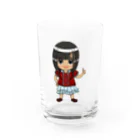 🤍一ノ瀬 彩 🐇⸒⸒ suzuri支店🤍のちびキャラ/NORMALTYPE【一ノ瀬彩】 Water Glass :front