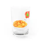 Lily bird（リリーバード）のラブ文鳥オムライス Water Glass :front