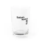 スナック半ばをすぎてのSabahspace電卓crew Water Glass :front