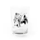 月が輝くこんな夜にのDragon Girl Water Glass :front