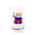 KumHumのスーパーヒーローくま グラス前面