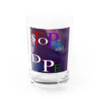 STOP-and-DOPEの【STOP】蒼舌ちゃん【DOPE】 Water Glass :front