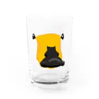 gallery  mihaccoのオオハクチョウの顔 Water Glass :front