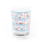 ごろごろにゃんすけのDAILY NYANSUKE Water Glass :front