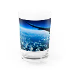 じっぷぁの写真のところの青の翼 Water Glass :front