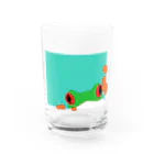 村田村のひょっこりアカメアマガエル Water Glass :front