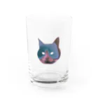 サーモンのネコにゃご Water Glass :front