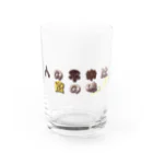 琥珀あびやの人の不幸は蜜の味 Water Glass :front