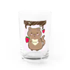 てこパカ🍀(tecopaca) のにゃココ Water Glass :front