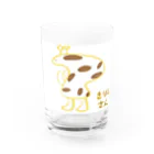 Risaの動物園のかわいいきりんさん Water Glass :front