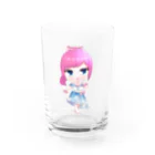 巫護まにの夏ドレスまに Water Glass :front