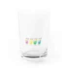 むとうの4色クリームソーダ Water Glass :front