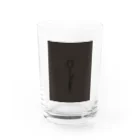 rilybiiの darkcharcoal chocolateBrown Water Glass :front