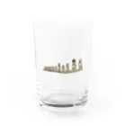 puikkoのモアイ像 Water Glass :front