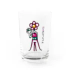 🈂️のお花のなっちゃん Water Glass :front