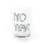 LalaHangeulの身をもって反戦を訴えるチンアナゴたち Water Glass :front