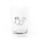 嬢あざらしのあざらしさん Water Glass :front