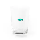 NOサカナNOライフのサカナ　カラー Water Glass :front