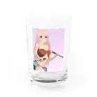 chicodeza by suzuriのコマンダーの女の子NO.147 Water Glass :front