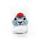 人体堂/jintaiアート工房のアザラシグラス Water Glass :front