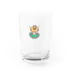 マッハナイスガイの温泉猫（小） Water Glass :front