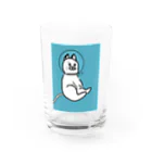 雨色キャンディの泳ぐ 猫 Water Glass :front