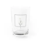 rilybiiのtwo flower** frame Water Glass :front