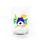 美容室フィットのハチワレネコ Water Glass :front