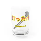 Drecome_Designの【言い間違えシリーズ】釘ったけ Water Glass :front