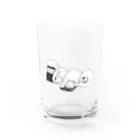 あらまつぱん子のごはんねこ　三毛ちびズの反抗期。 Water Glass :front