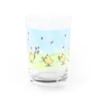 不安と生きる@シルルのバード式ムーンウォーク(春バージョン) Water Glass :front