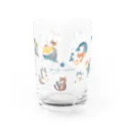 vagの猫と星座（全員集合） Water Glass :front