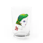 ハシザキマコの新緑の乙女 Water Glass :front