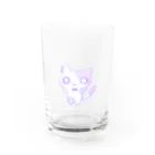 るぅちゃんのツギハギぬいぐるみねこ Water Glass :front