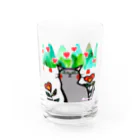 まつり猫ショップのLOVE FOREST Water Glass :front