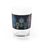 mi-cchanの曼荼羅　五輪ちゃん Water Glass :front