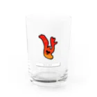 プラモザルショップのカエンタケ【Beware!@毒キノコにご用心!】 Water Glass :front