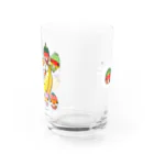 とりぼんのおねコザフルーツ Water Glass :front