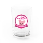 PostPet Official Shopの25周年記念　moamomoデザイン Water Glass :front