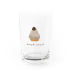 rurugirlのモンブラン（ロゴ） Water Glass :front