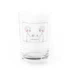 午前五時のうとうとの私はできる、こいつと違って Water Glass :front