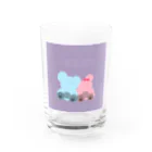 ﾐｰﾁｬﾝッの同情してる私ってカワイイ Water Glass :front