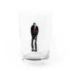 ホラ吹き万壽郎 Man壽Lawの万壽郎全身 Water Glass :front